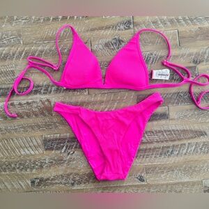 Vibrant Pink Bikini Set